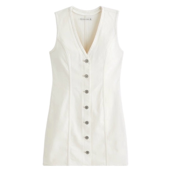 Abercrombie & Fitch Dresses & Skirts - Abercrombie Sleeveless Denim Button-Down Dress